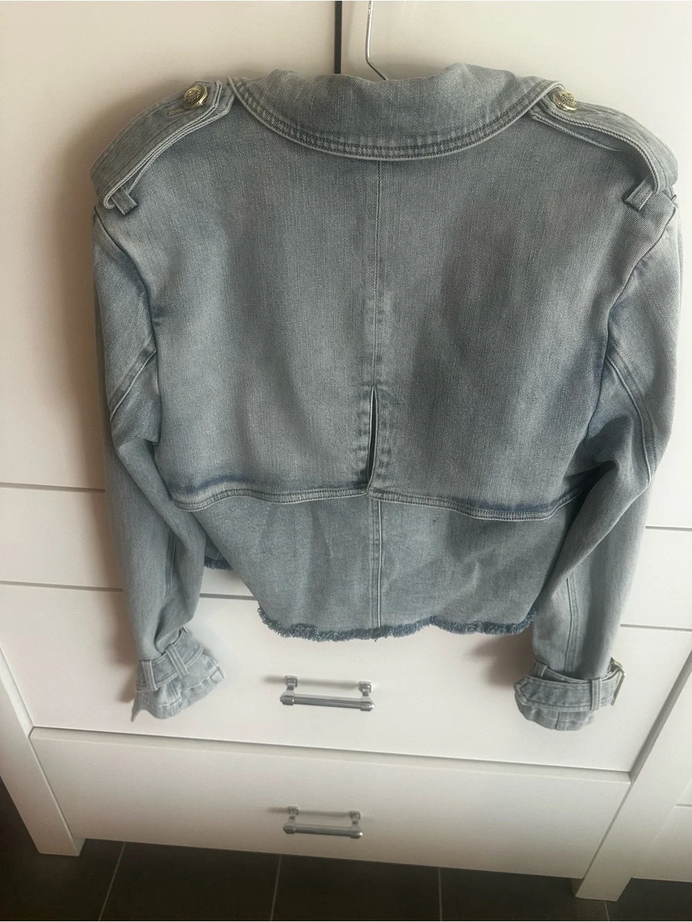 Camilla denim trench jacket